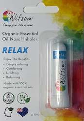 Frontpage: Wifsom Relax Aromatherapy Nasal Inhaler "Instant Calm"