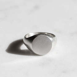 Jewellery manufacturing: Round Signet Ring