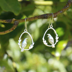 Jewellery manufacturing: Tui Bird Earrings
