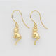 Cat Earrings/ 14ct Gold Plated