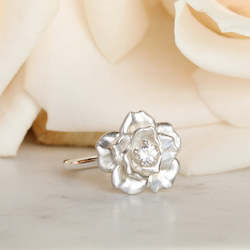 Jewellery manufacturing: Rose In Bloom Ring/ Morganite