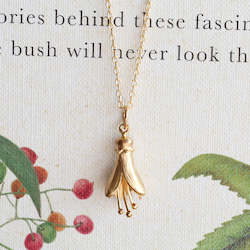 Kowhai Necklace/ 14ct Gold Plated