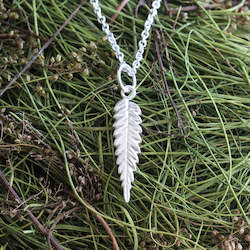 Silver Fern Necklace
