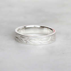 Jewellery manufacturing: Wide Olive Ring