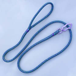 Handcrafted Leads: Galactic Rope Leash - Purple