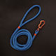 Orange & Electric Blue Rope Dog Leash