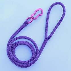Handcrafted Leads: Hot Pink & Purple Rope Leash