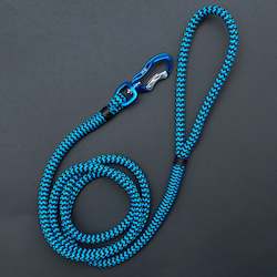 Zippy Blue Rope Leash