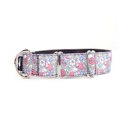 Bunny Blooms Martingale Dog Collar