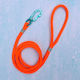 Teal & Fluro Orange Rope Leash