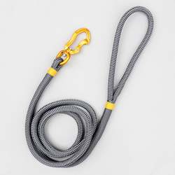Handcrafted Leads: Metallic Rope Leash