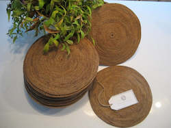 Furniture: Round Zen SeaGrass Placemats