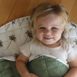 Toy: Luxe Cotton Play Mat - Palm Springs