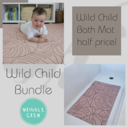 Bundle - Wild Child Play Mat/ Bath Mat