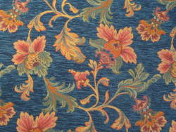 Soft furnishing wholesaling: LIMOGES Sapphire Fabric per metre