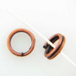 China, glassware and earthenware wholesaling: Antique Copper Split Ring 5mm