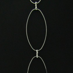 Silver Chain Ovals  25x10mm