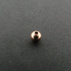China, glassware and earthenware wholesaling: Rose Gold Round Spacer 5mm