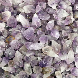 China, glassware and earthenware wholesaling: Amethyst Points Small /250g