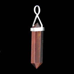 China, glassware and earthenware wholesaling: Red Tiger's Eye DT Pendant Sterling Silver