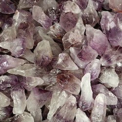China, glassware and earthenware wholesaling: Amethyst Points Medium / 250g