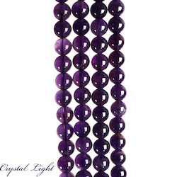 China, glassware and earthenware wholesaling: Amethyst 8mm Beads