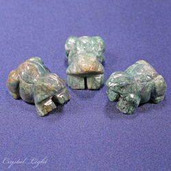 China, glassware and earthenware wholesaling: Moss Agate Frog