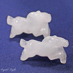 China, glassware and earthenware wholesaling: Clear Quartz Horse