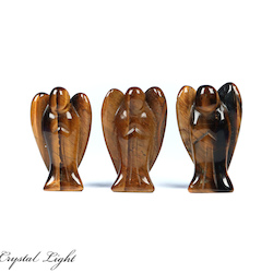 China, glassware and earthenware wholesaling: Tigers Eye Angel Small