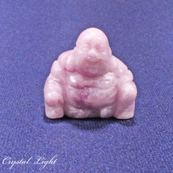 Light Lepidolite Buddha Small