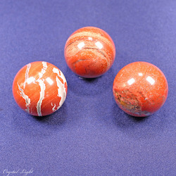 China, glassware and earthenware wholesaling: Red Jasper Sphere 40mm