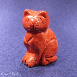 China, glassware and earthenware wholesaling: Red Jasper Cat