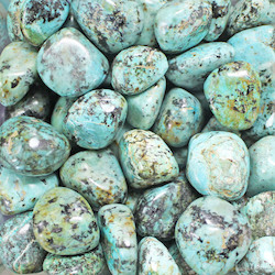 China, glassware and earthenware wholesaling: African Turquoise Tumble
