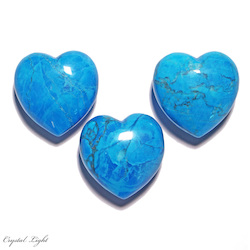 China, glassware and earthenware wholesaling: Blue Howlite heart