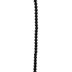 China, glassware and earthenware wholesaling: Black Agate 6mm Beads