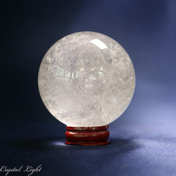 China, glassware and earthenware wholesaling: Clear Quartz Sphere/62mm