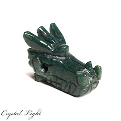 China, glassware and earthenware wholesaling: Moss Agate Dragon Head