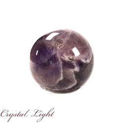 China, glassware and earthenware wholesaling: Chevron Amethyst Sphere 40mm (Single)