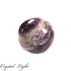 China, glassware and earthenware wholesaling: Chevron Amethyst Sphere 40mm (single)