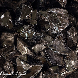 China, glassware and earthenware wholesaling: Black Obsidian Rough Small /1kg