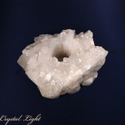 China, glassware and earthenware wholesaling: Quartz Cluster Candle Holder