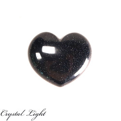 China, glassware and earthenware wholesaling: Blue Goldstone Heart