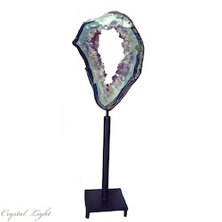 China, glassware and earthenware wholesaling: Amethyst Ring on Stand