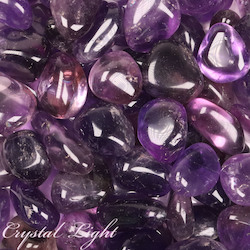 China, glassware and earthenware wholesaling: Amethyst Brazil Tumble A-Grade 30-40mm
