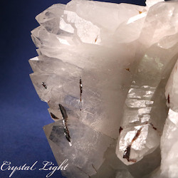Clear Quartz Cluster with Brookite