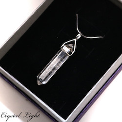China, glassware and earthenware wholesaling: Clear Quartz Necklace Gift Set