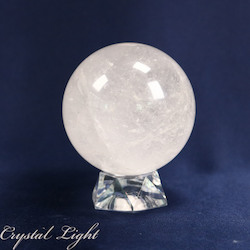 China, glassware and earthenware wholesaling: Clear Quartz Sphere /73mm