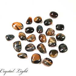 Blue and Gold Tigers Eye Tumble (Small)