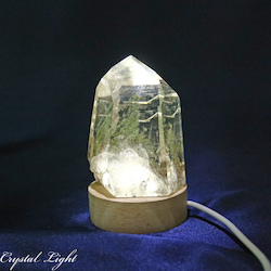 Lodolite Point with Light Stand