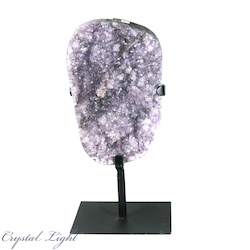 China, glassware and earthenware wholesaling: Amethyst Druse on Stand